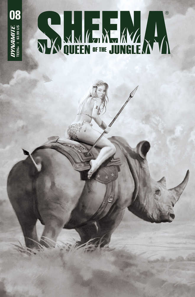 Sheena Queen Jungle #8 Cover I 30 Copy Variant Edition Suydam Black & White