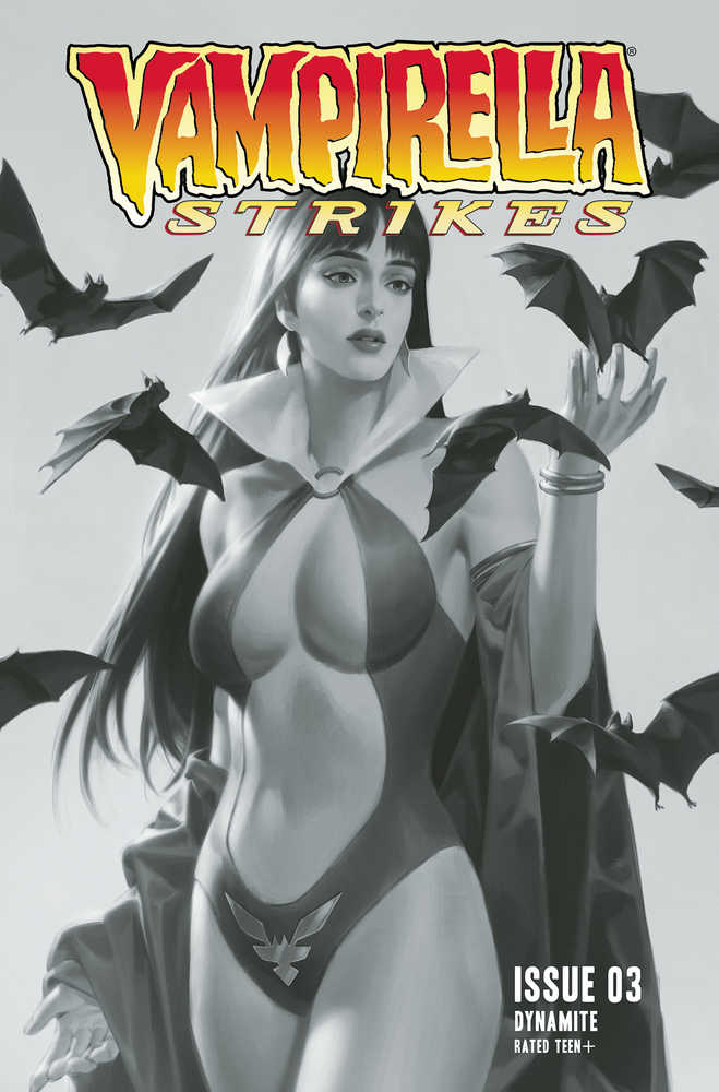 Vampirella Strikes #3 Cover I 25 Copy Variant Edition Yoon Black & White