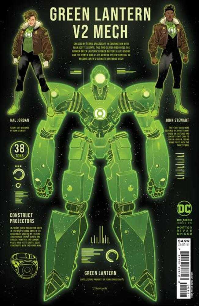 DC Mech #5 (Of 6) Cover B Dan Mora Card Stock Variant