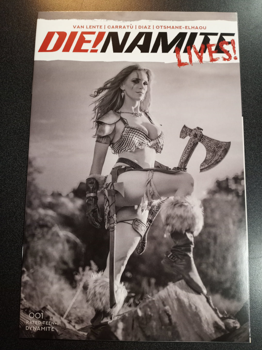 Die!namite Lives #1 1:30 Cosplay B&W Variant