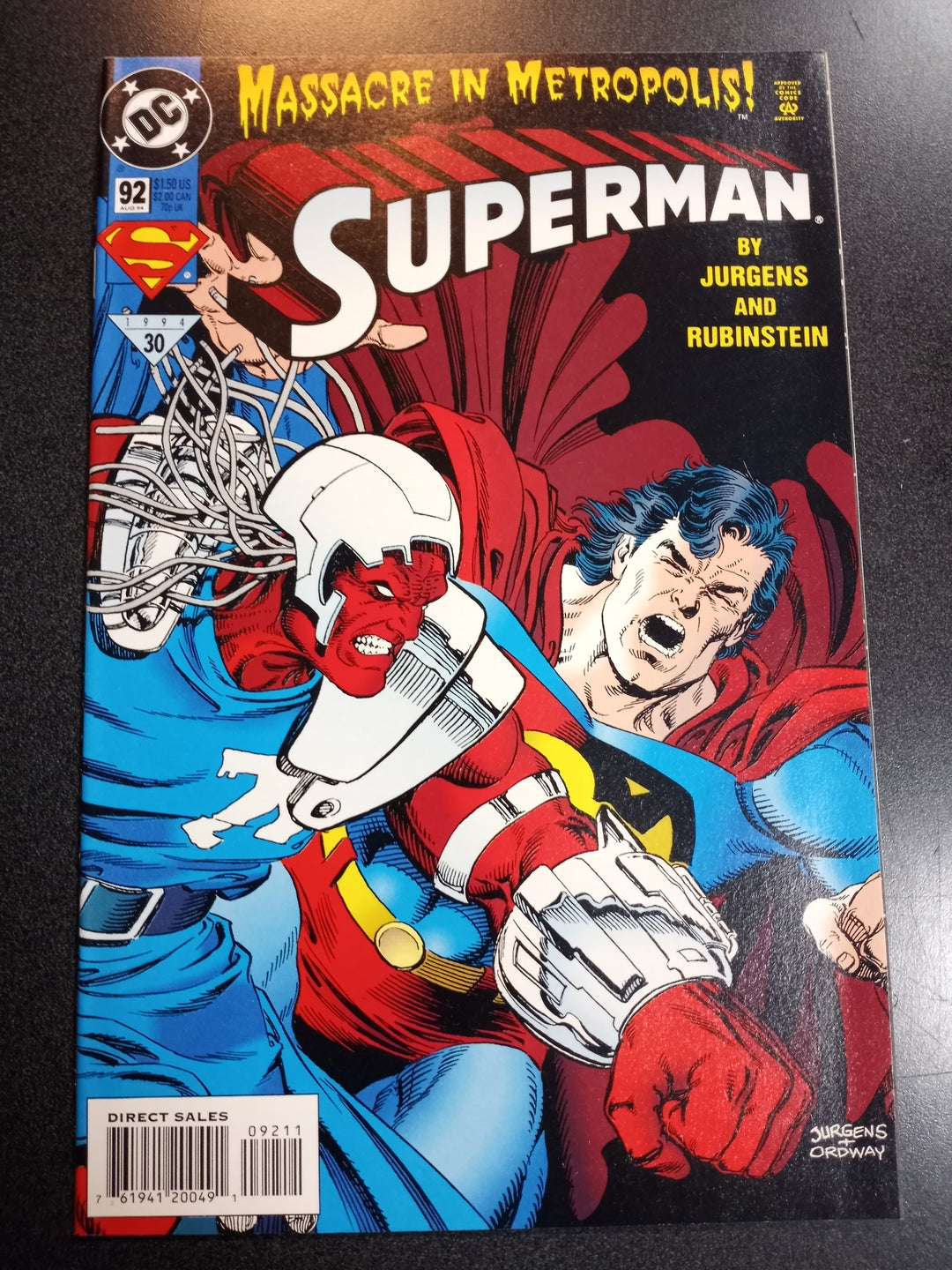 Superman Vol. 2 #92 NM