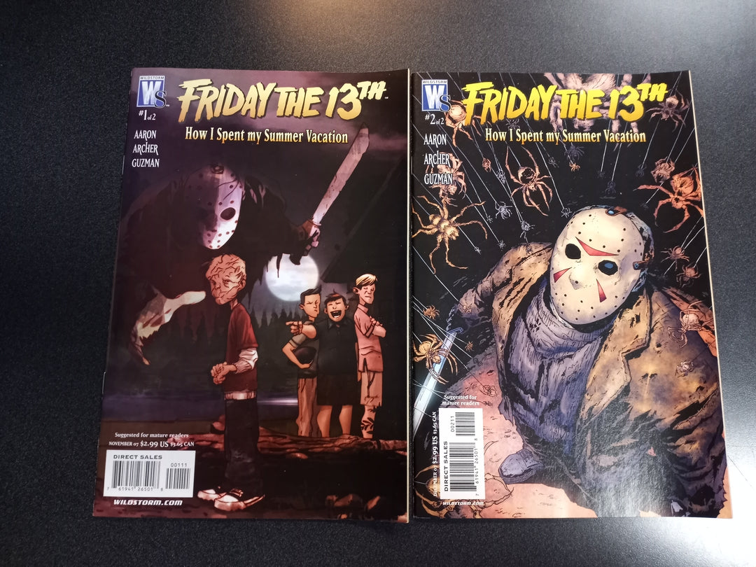Friday the 13th How I Spent my Summer Vacation #1 - 2 Set VF/NM