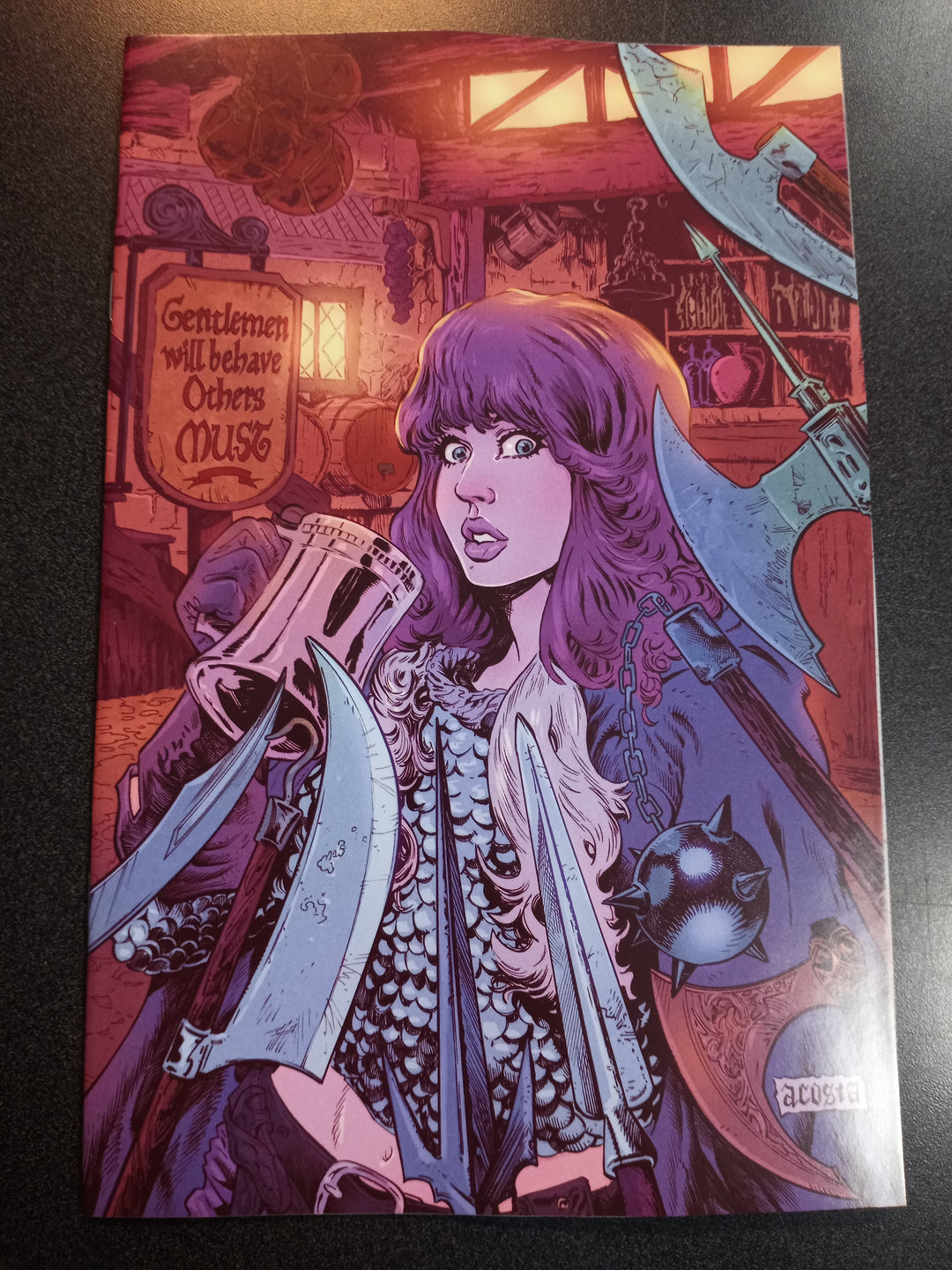 Immortal Red Sonja #7 Cover I 25 Copy Variant Edition Acosta Virgin