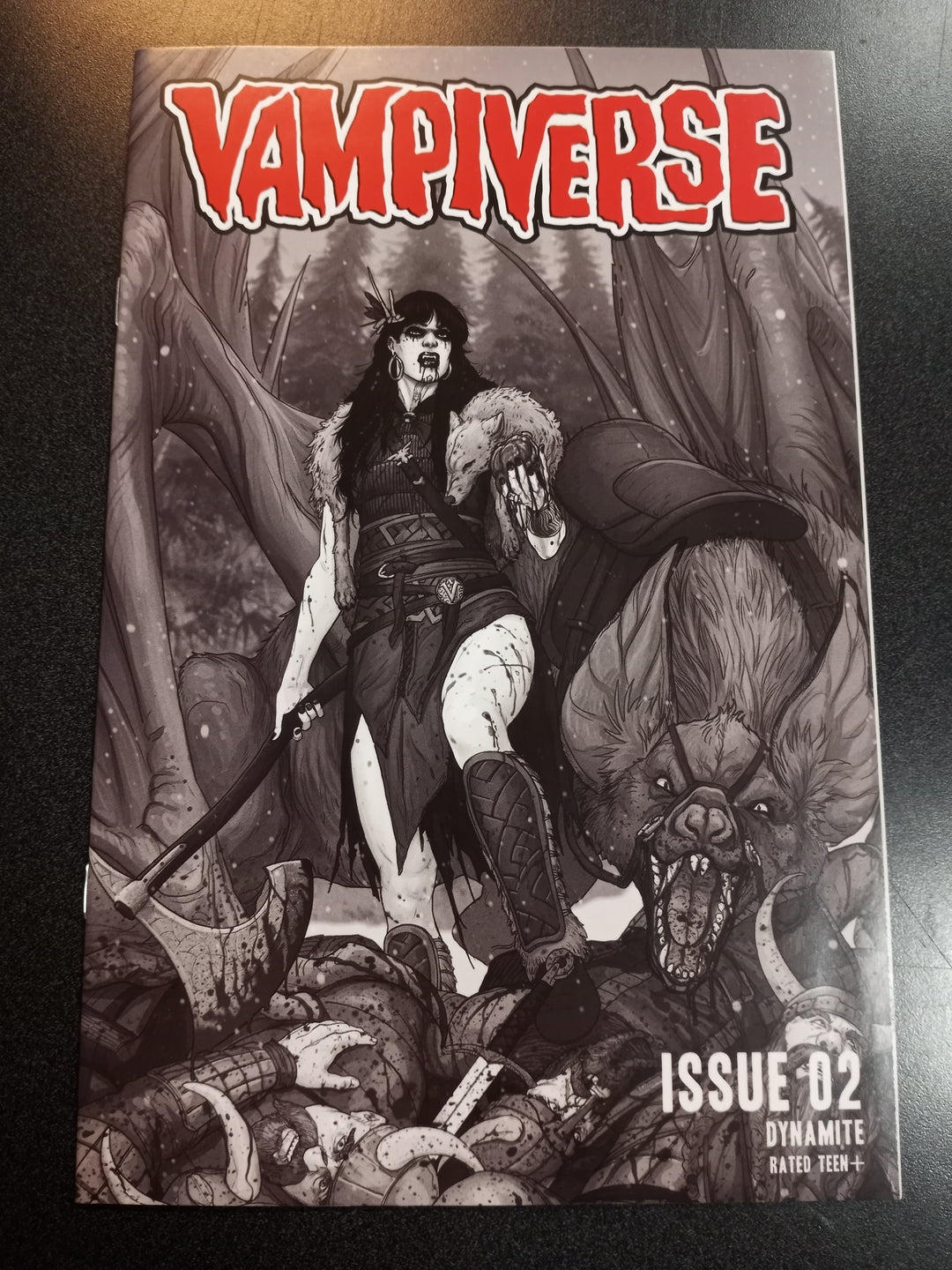 Vampiverse #2 Cover J 1:30 Variant Musabekov B&W Variant