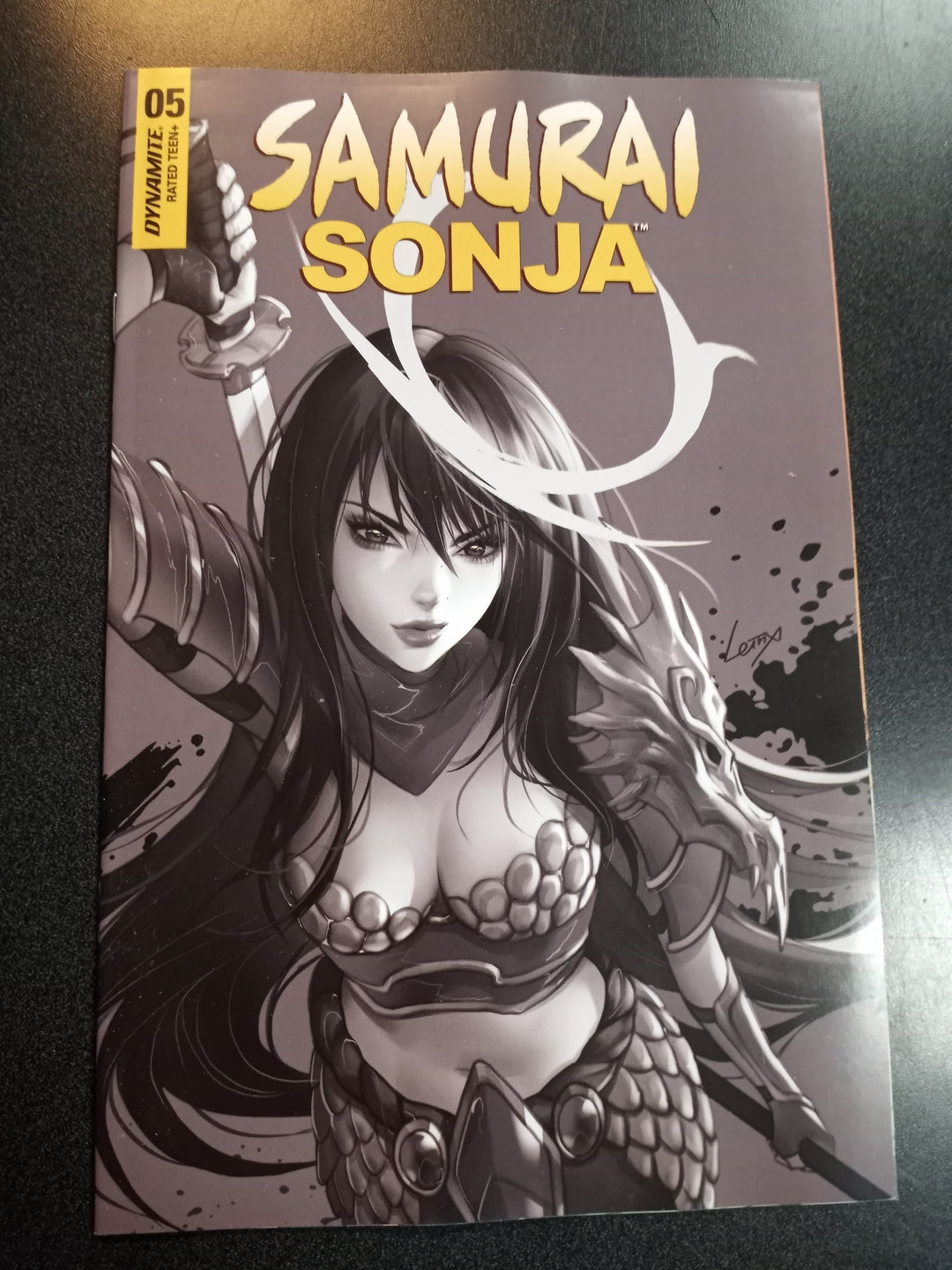 Samurai Sonja #5 Cover F 10 Copy Variant Edition Leirix Black & White