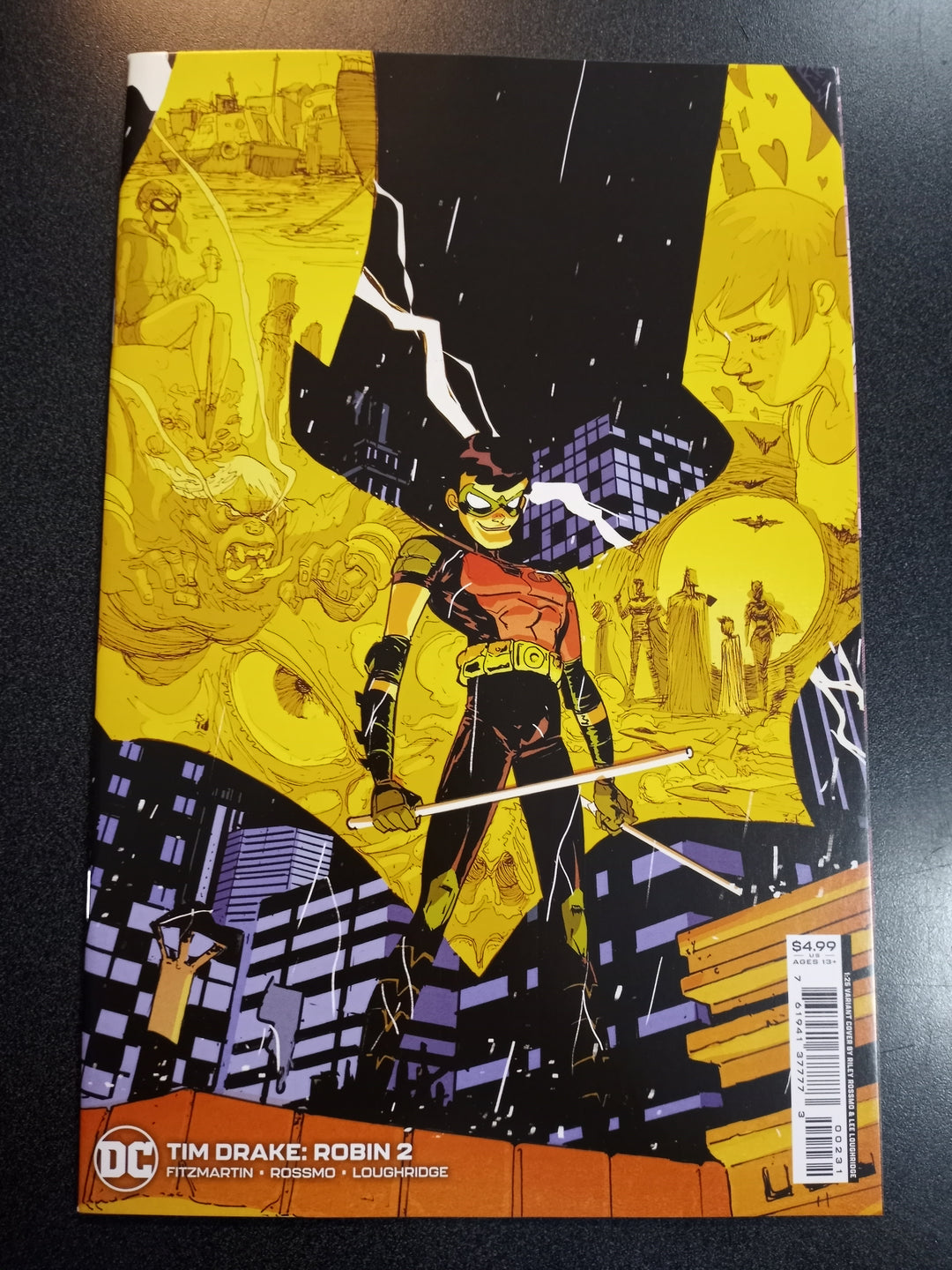 Tim Drake Robin #2 Cover C 1 in 25 Riley Rossmo Card Stock Variant