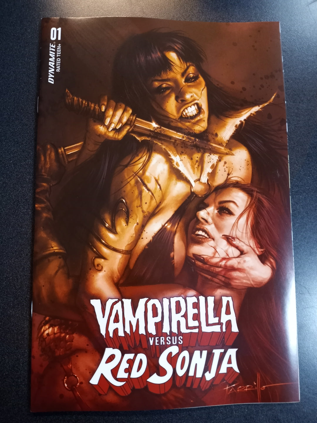 Vampirella vs Red Sonja #1 Cover G 10 Copy Variant Edition Parrillo Tint