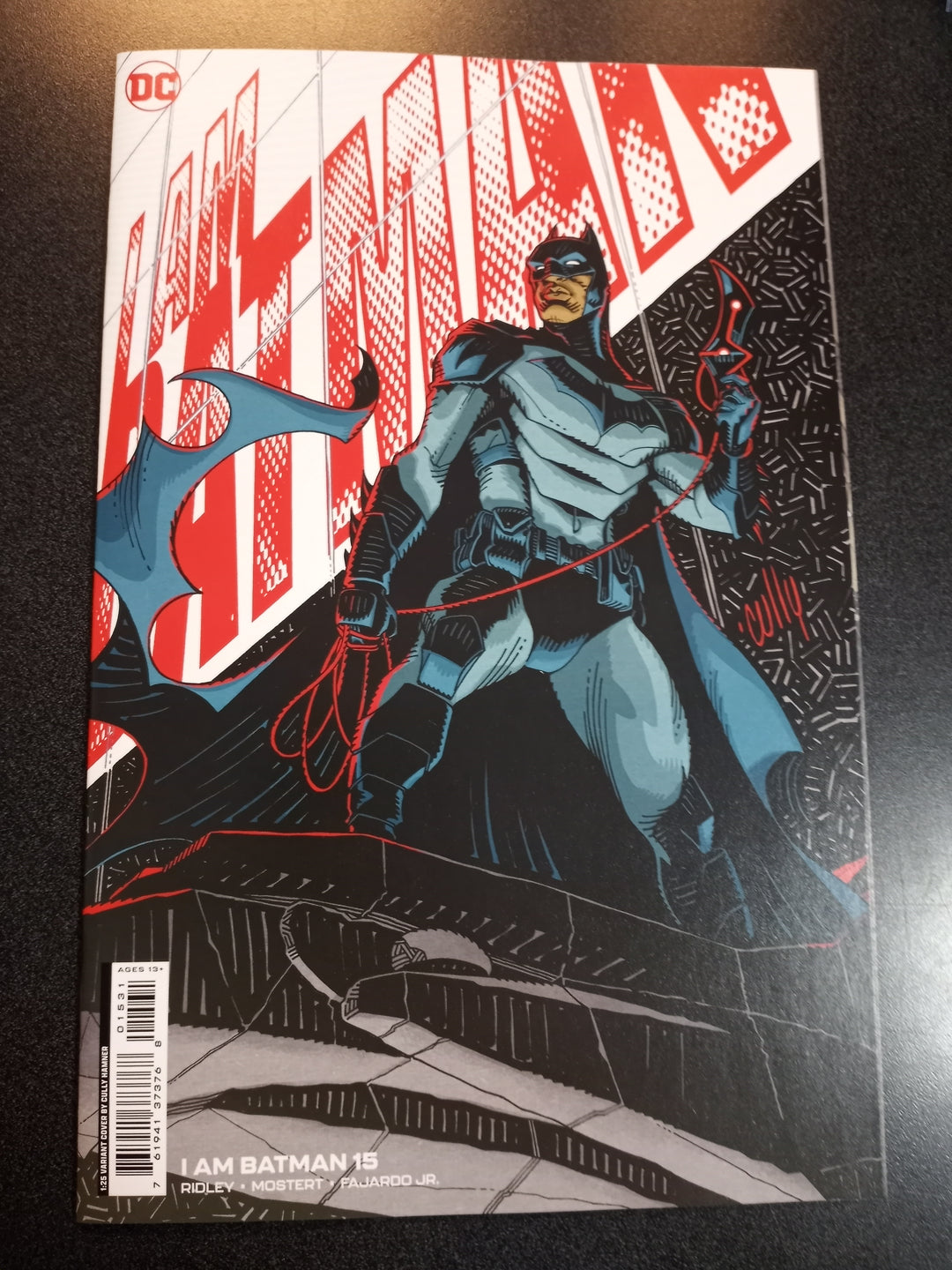 I Am Batman #15 Cover D 1 in 25 Canaan White Card Stock Variant (Dark Crisis)