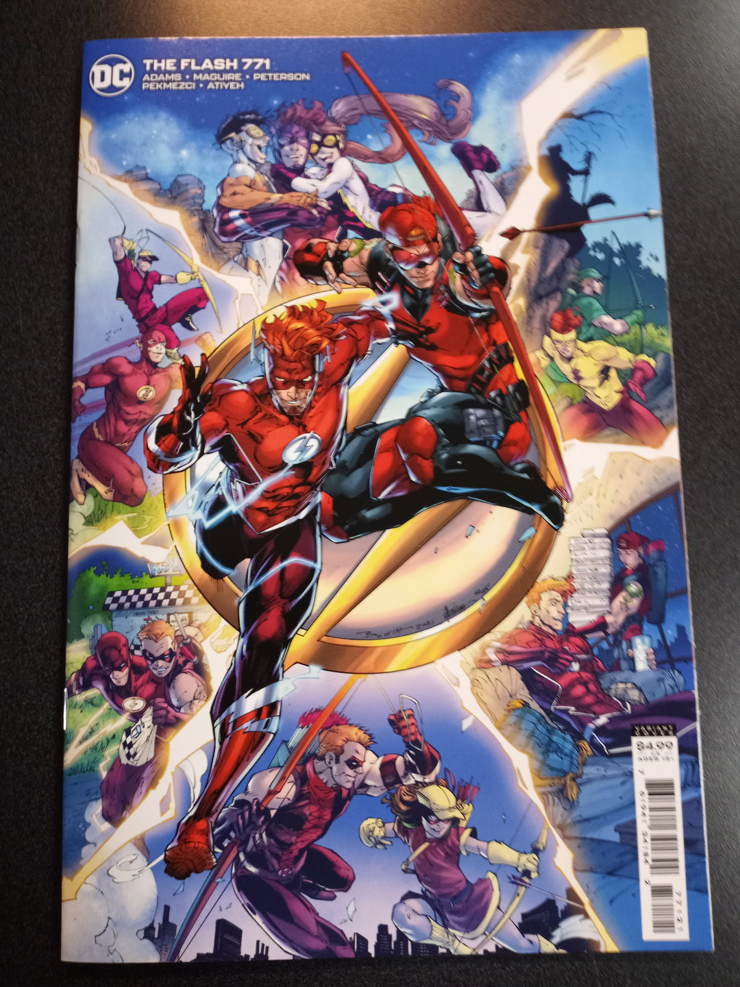 Flash #771 Cover B Cardstock Booth