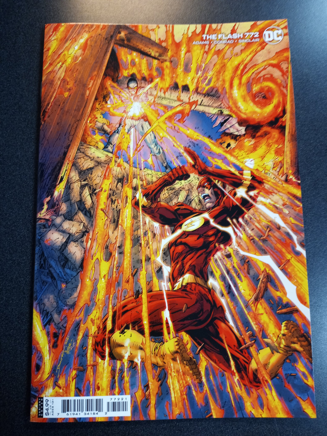 Flash #772 Cover B Cardstock Booth Var