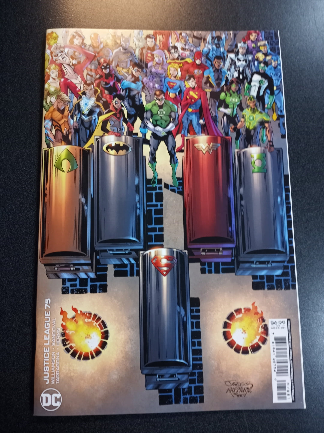 Justice League #75 Cover D Dan Jurgens & Norm Rapmund Card Stock Variant