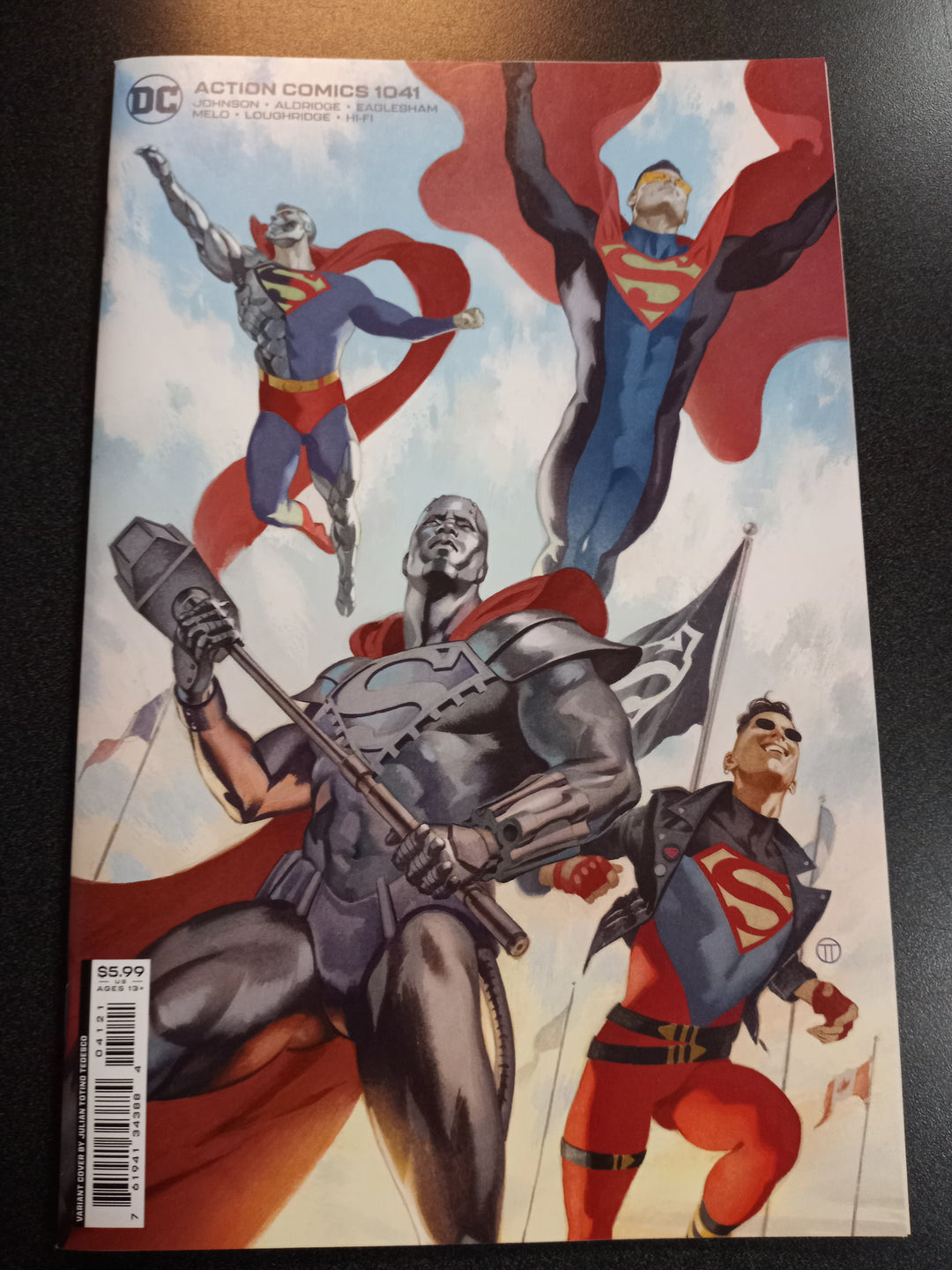 Action Comics #1041 Cover B Julian Totino Tedesco Card Stock Variant
