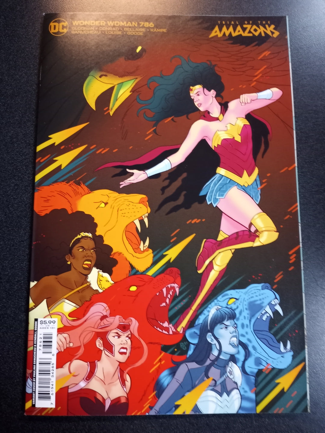 Wonder Woman #786 Cover B Paulina Ganucheau Card Stock Variant (Trial Of The Amazons)