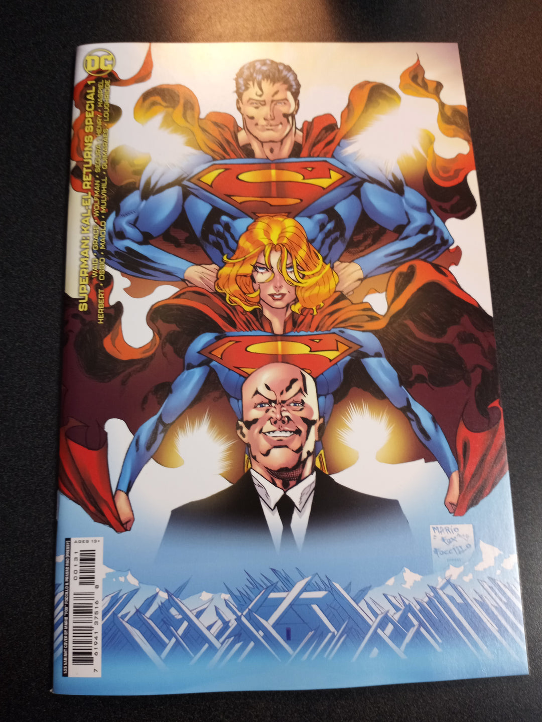 Superman Kal-El Returns Special #1 (One Shot) Cover C 1 in 25 Mario Fox Foccillo Card Stock Variant (Dark Crisis)