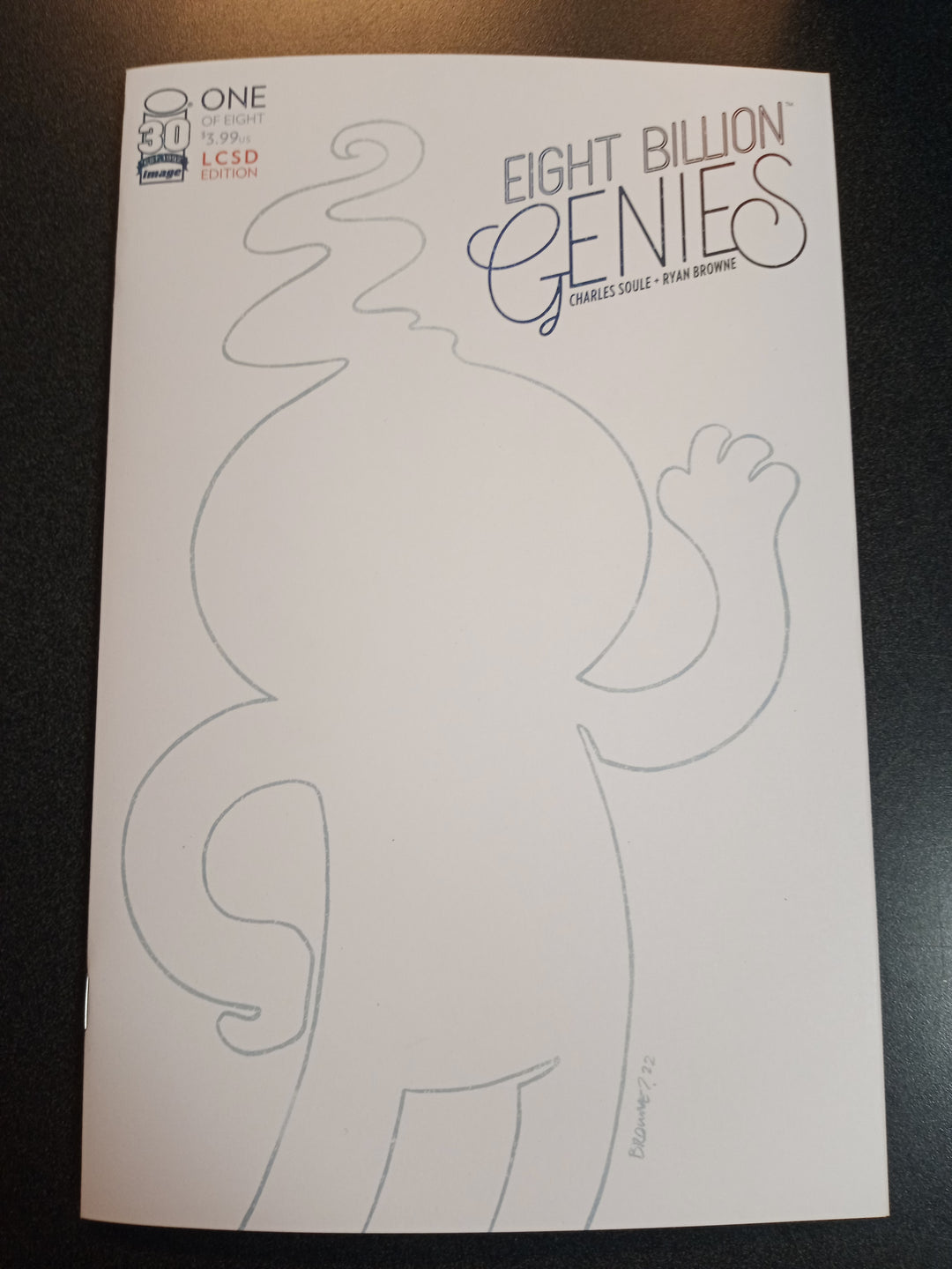 Eight Billion Genies #1 Sketch Local Comic Shop Day 2022 Variant