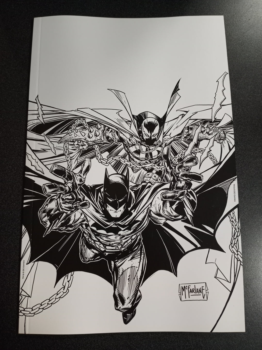 Batman Spawn #1 (One Shot) Cover O Inc 1:250 Todd McFarlane Inked Variant