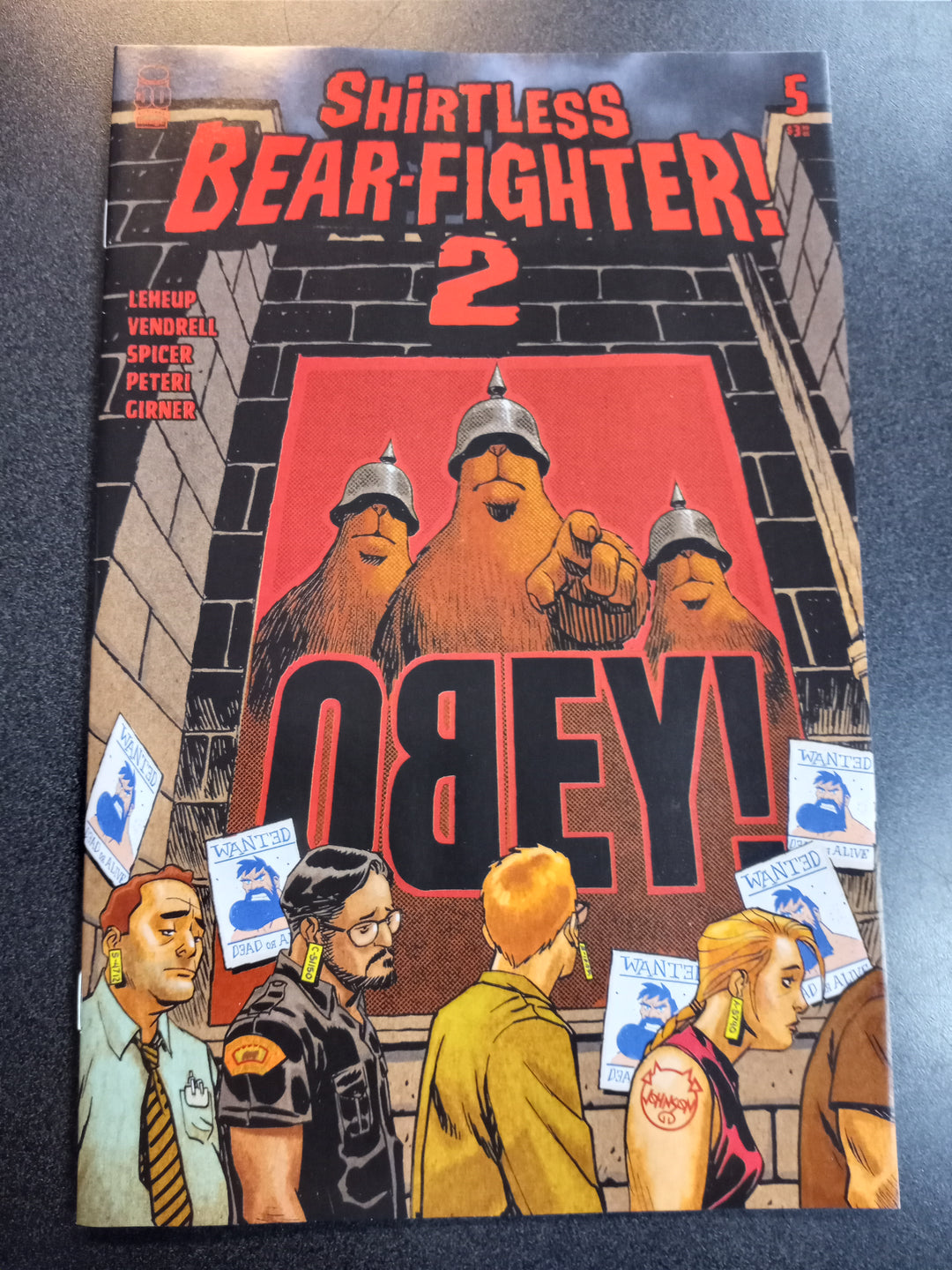 Shirtless Bear-Fighter 2 #5 (Of 7) Cover A Johnson