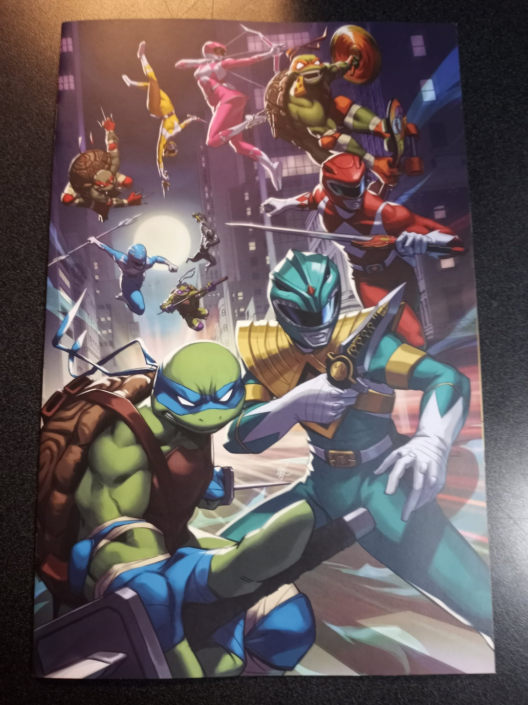 Mmpr Teenage Mutant Ninja Turtles II #1 (Of 5) Cover Q 250 Copy Variant Edition Ejikure