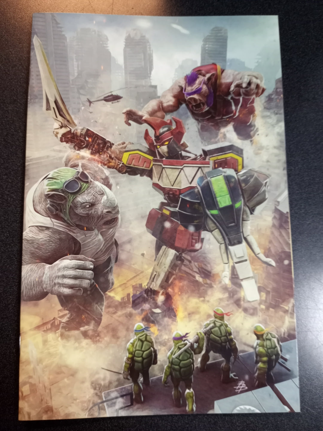 Mmpr Teenage Mutant Ninja Turtles II #1 (Of 5) Cover P 200 Copy Variant Edition Cardstock Barends