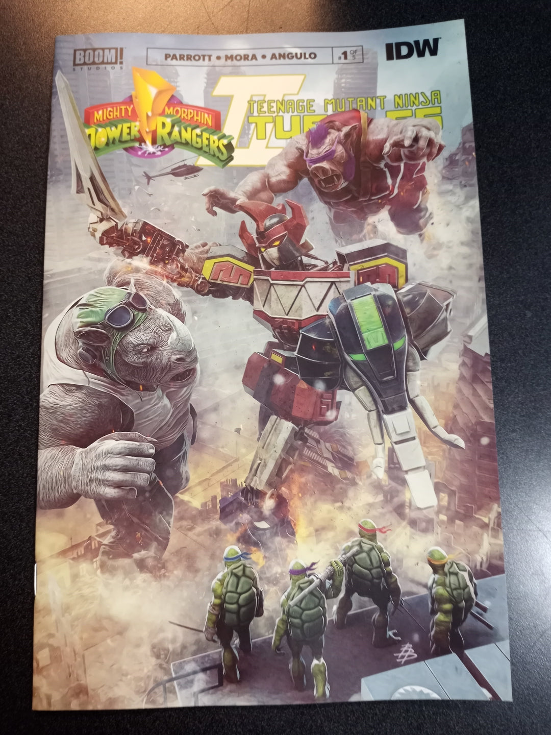 Mmpr Teenage Mutant Ninja Turtles II #1 (Of 5) Cover O 150 Copy Variant Edition Barends