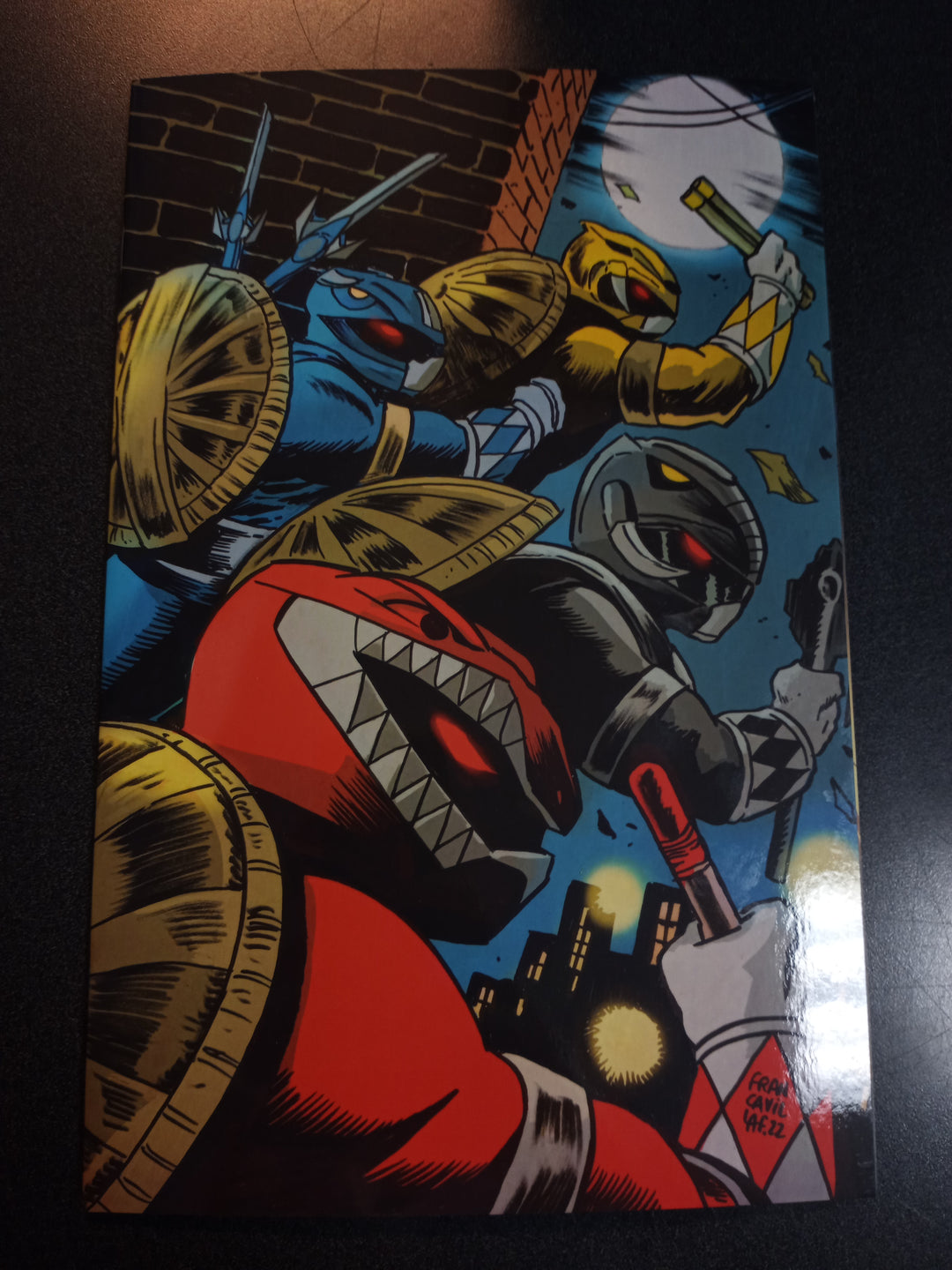 Mmpr Teenage Mutant Ninja Turtles II #1 (Of 5) Cover N 100 Copy Variant Edition Cardstock Francav