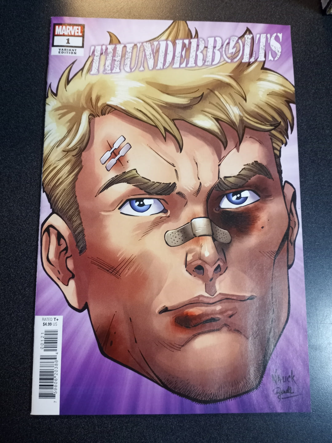 Thunderbolts #1 (Of 5) Nauck Headshot Variant