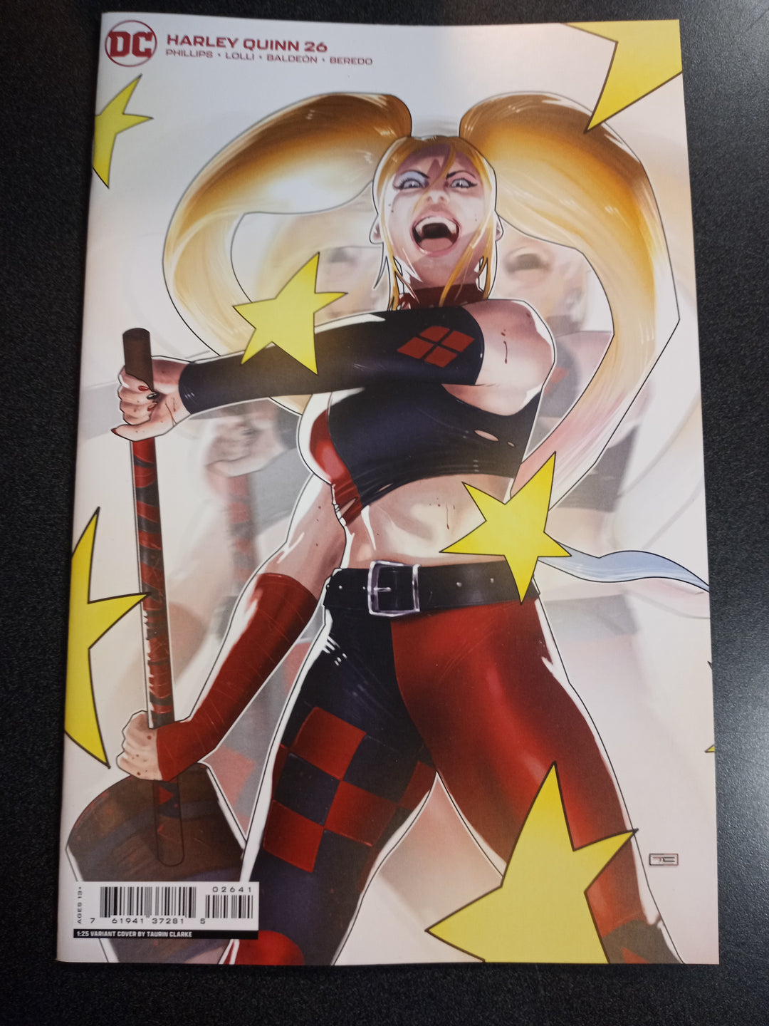 Harley Quinn #26 Cover D 1 in 25 Taurin Clarke Card Stock Variant