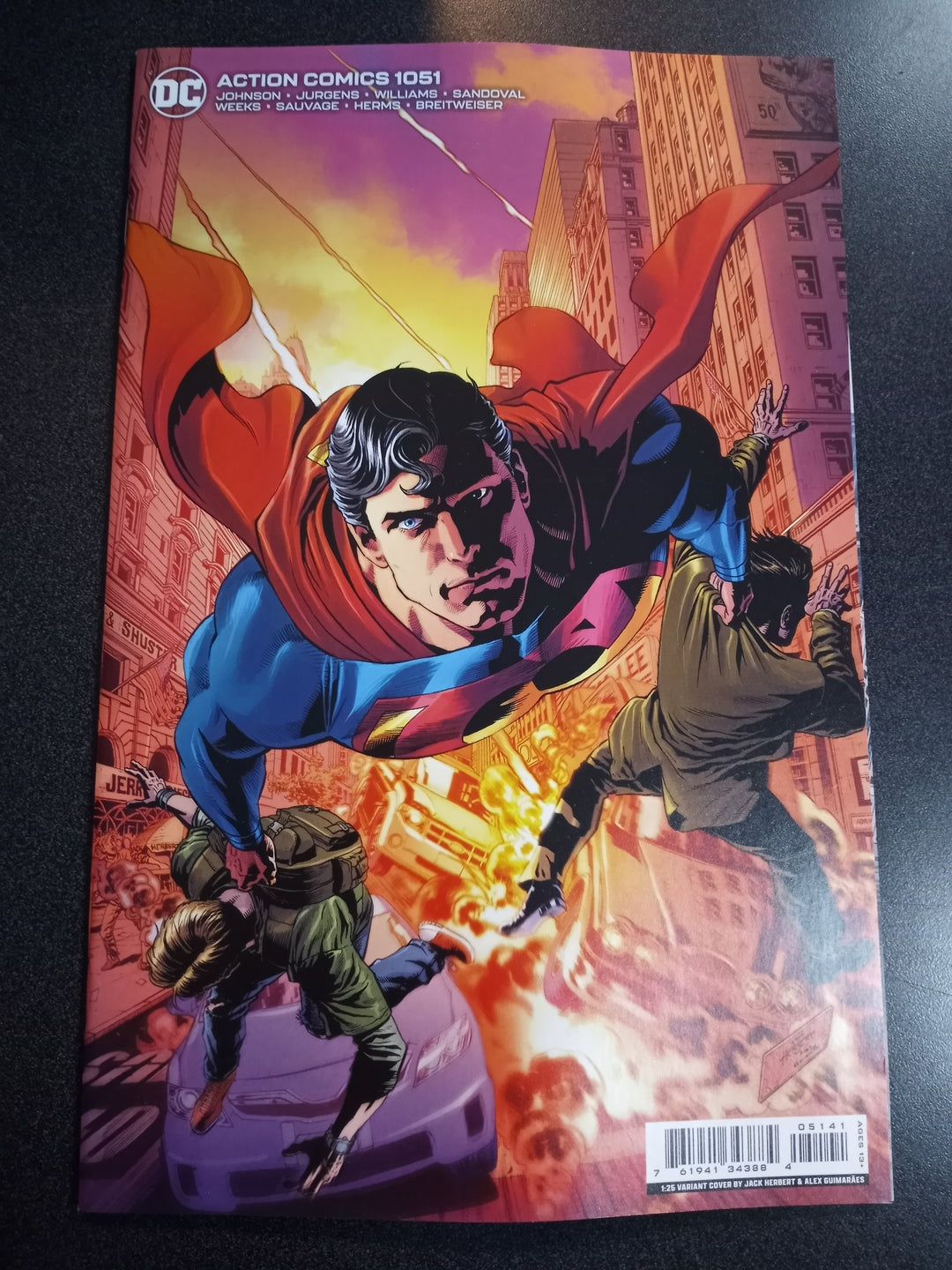 Action Comics #1051 Cover I 1 in 25 Jack Herbert Card Stock Variant