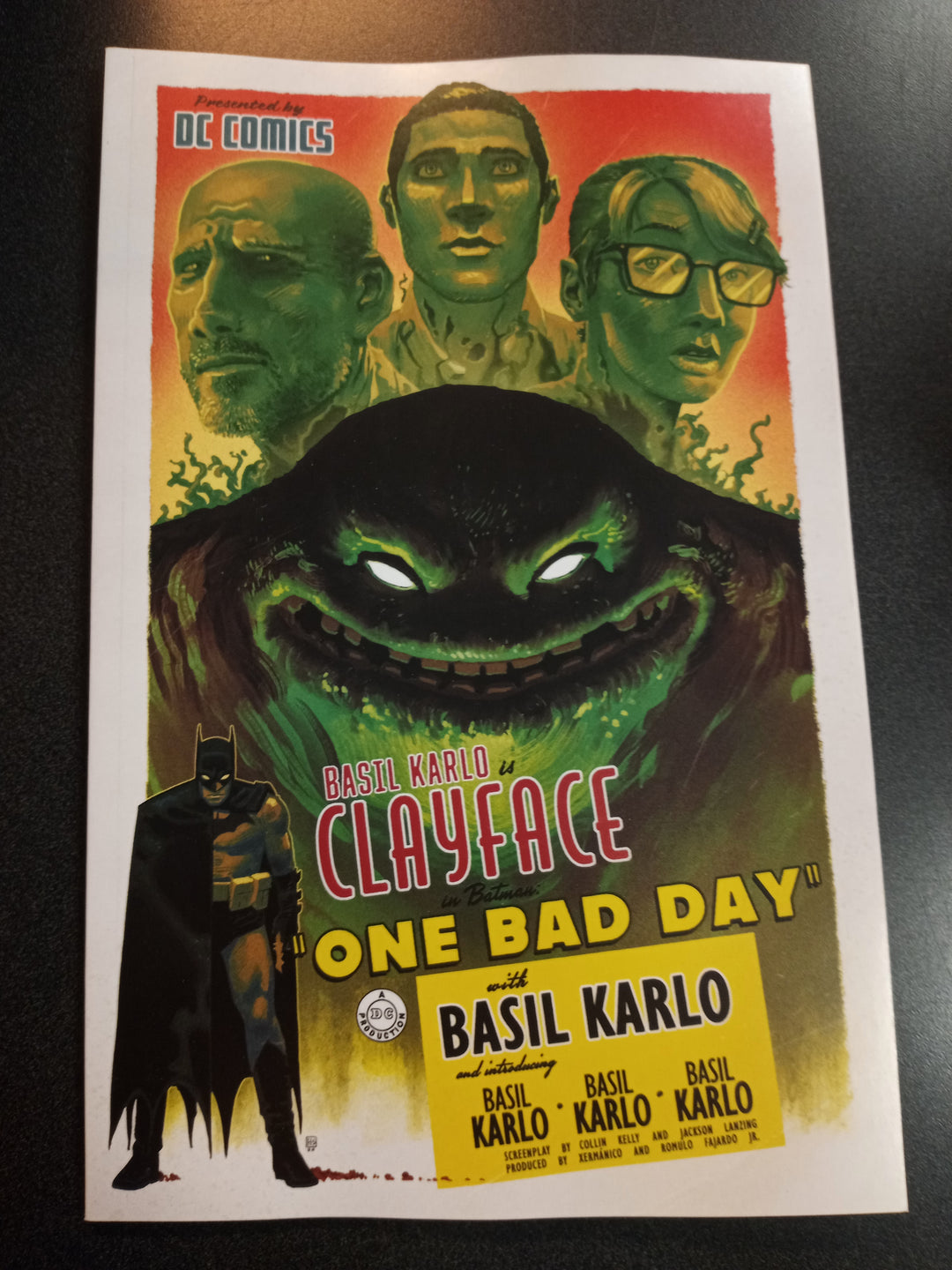 Batman One Bad Day Clayface #1 (One Shot) Cover C 1 in 25 Hayden Sherman Variant