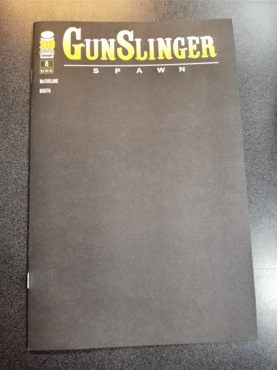 Gunslinger Spawn #8 Cover B Blank Sketch Cover