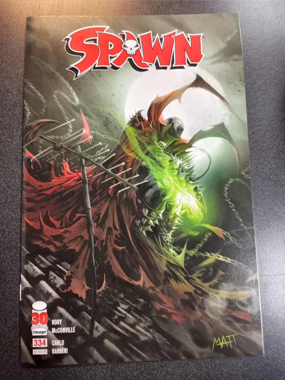 Spawn #334 Cover A Mattina