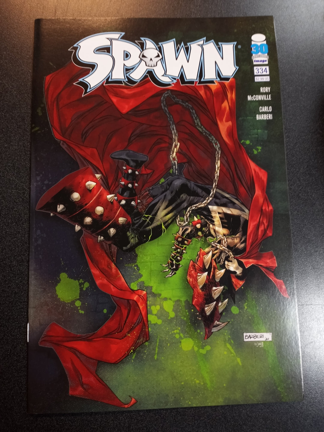 Spawn #334 Cover B Barberi