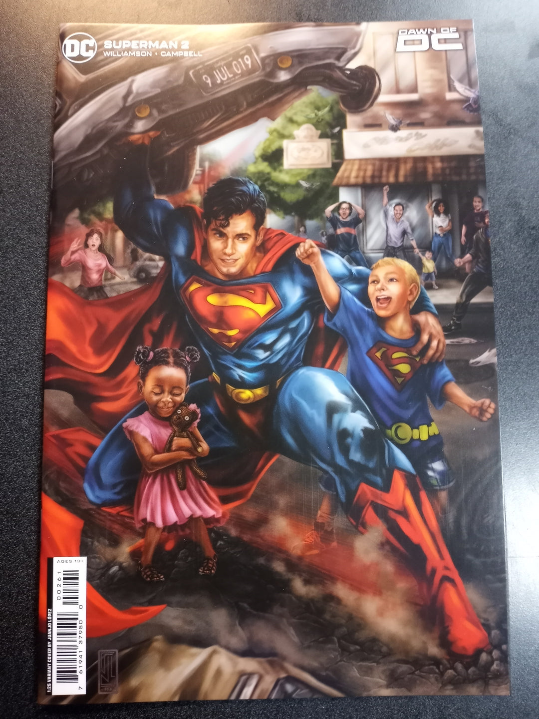 Superman #2 Cover F 1 in 25 Juanjo Lopez Card Stock Variant