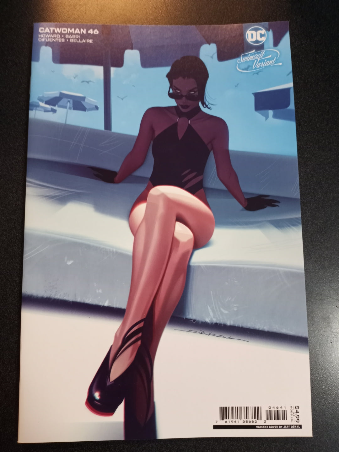 Catwoman #46 Cover C Jeff Dekal Swimsuit Card Stock Variant