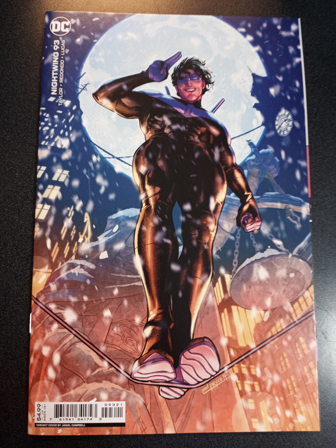 Nightwing #93 Cover B Jamal Campbell Card Stock Variant