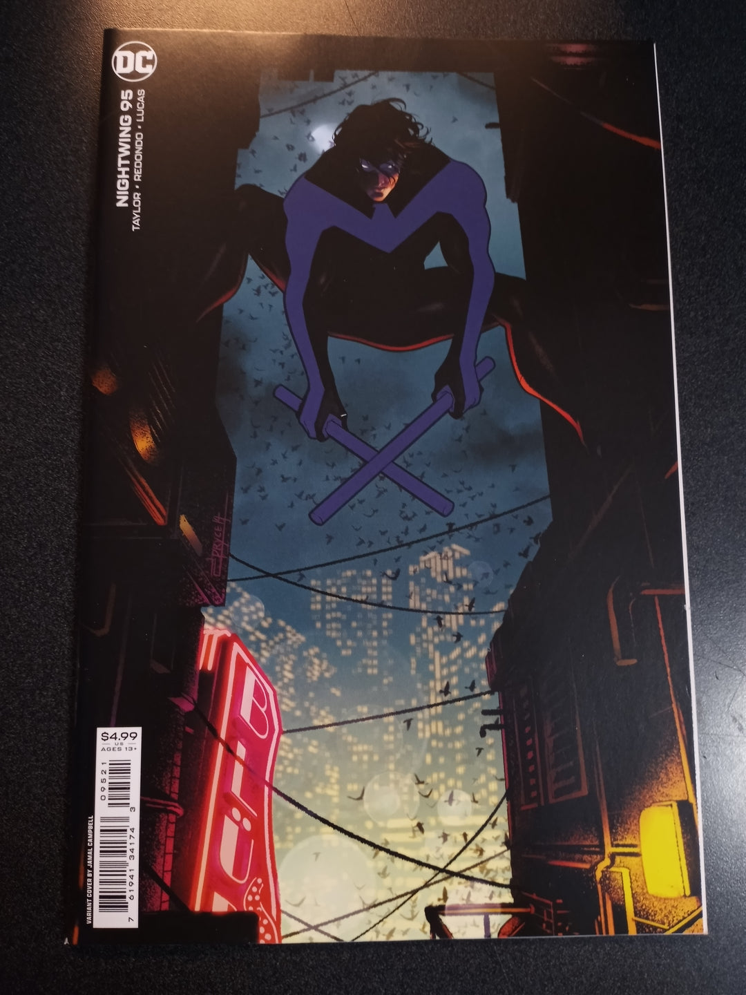 Nightwing #95 Cover B Jamal Campbell Card Stock Variant