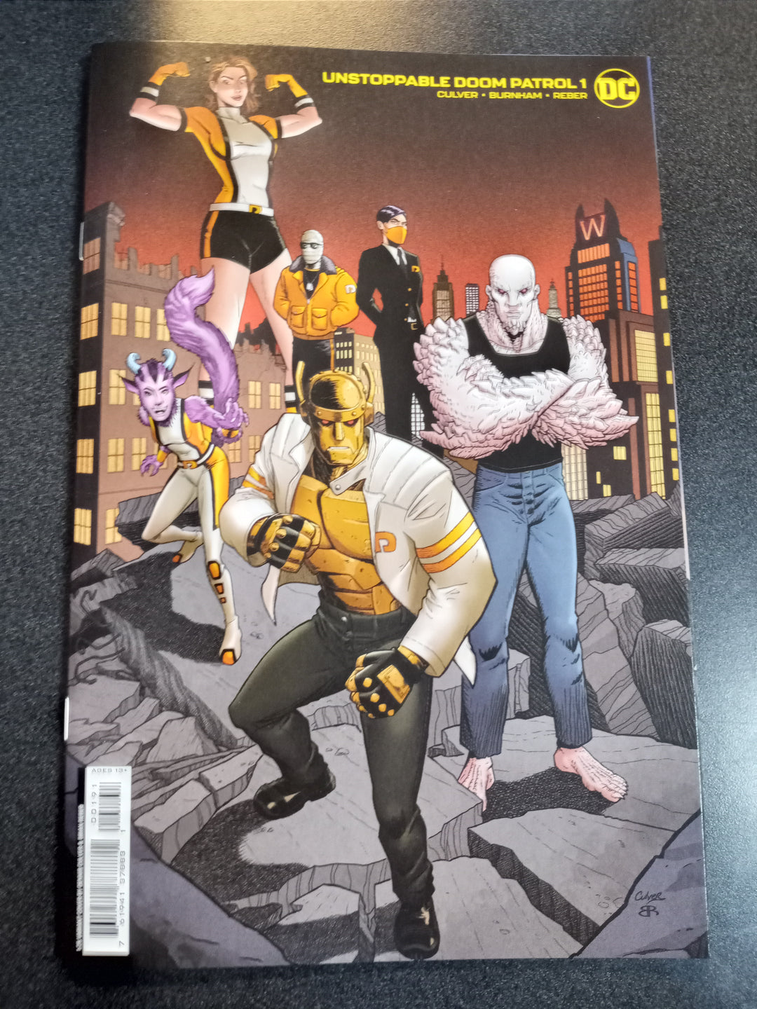 Unstoppable Doom Patrol #1 (Of 6) Cover D 1 in 25 Dennis Culver Card Stock Variant