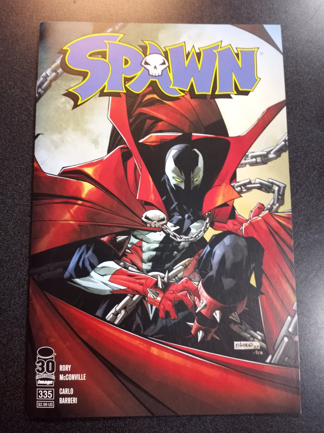 Spawn #335 Cover B Barberi