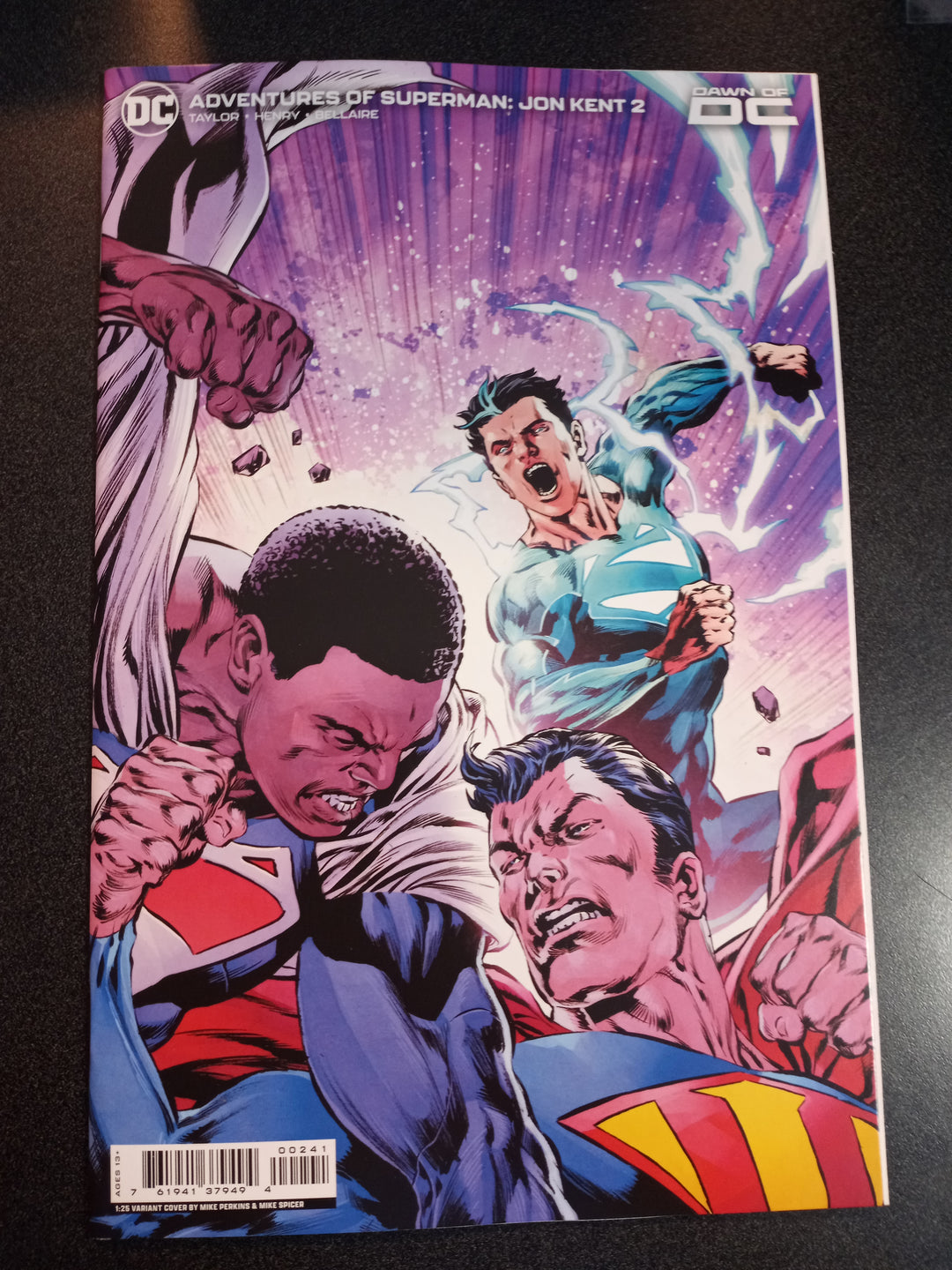 Adventures Of Superman Jon Kent #2 (Of 6) Cover E 1 in 25 Mike Perkins Card Stock Variant