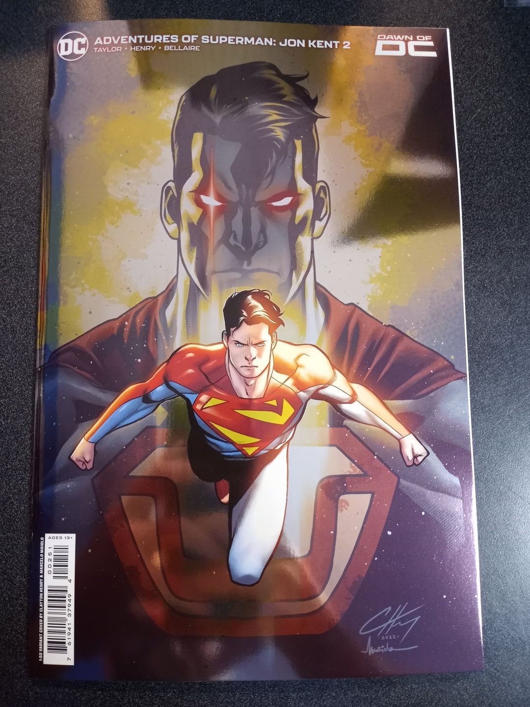 Adventures Of Superman Jon Kent #2 (Of 6) Cover F 1 in 50 Clayton Henry Foil Variant