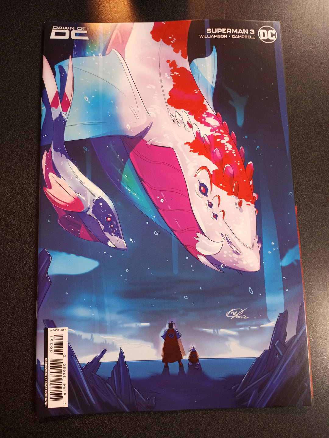 Superman #3 Cover G 1 in 25 Megan Huang Card Stock Variant