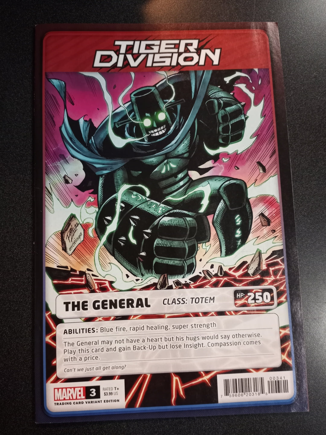 Tiger Division #3 (Of 5) Ron Lim Trading Card Variant