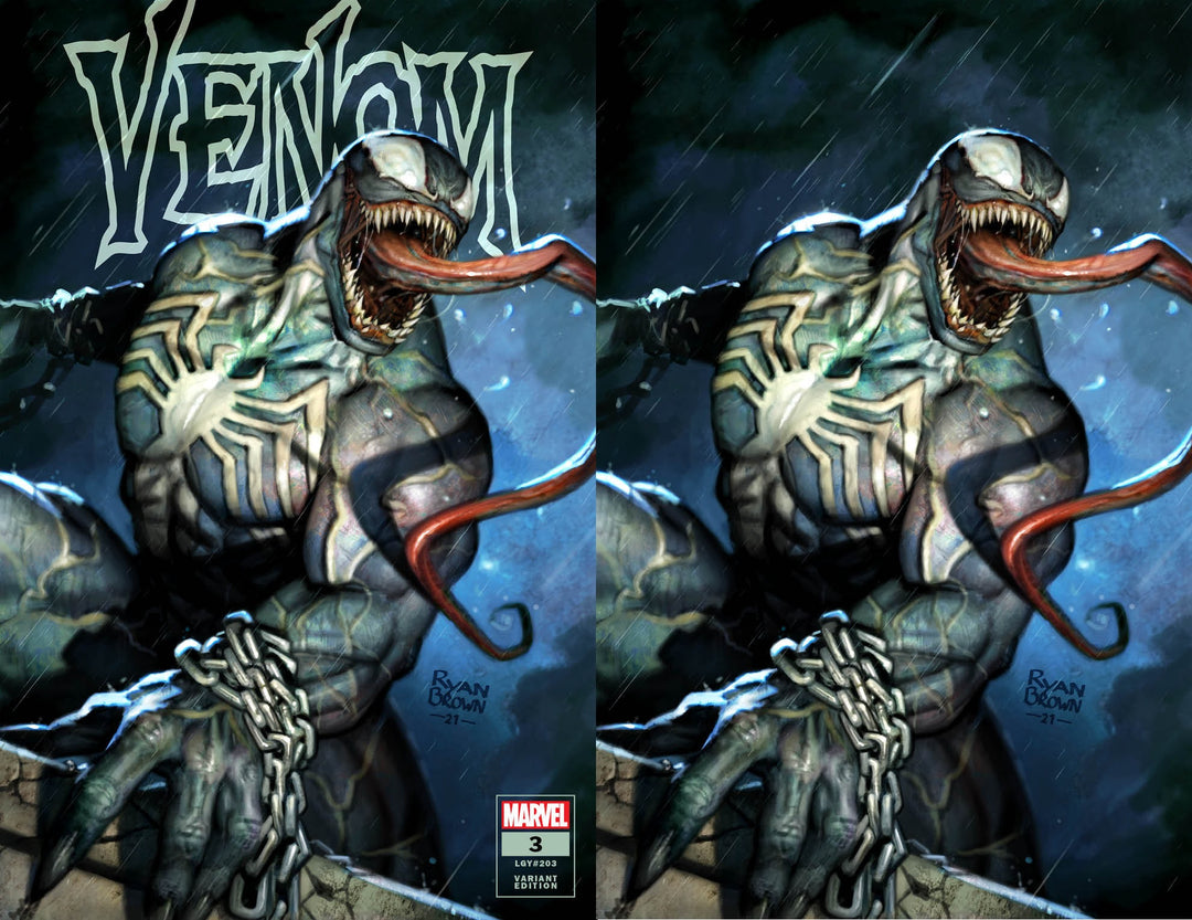 Venom #3 Ryan Brown Cover A + B Variant Set