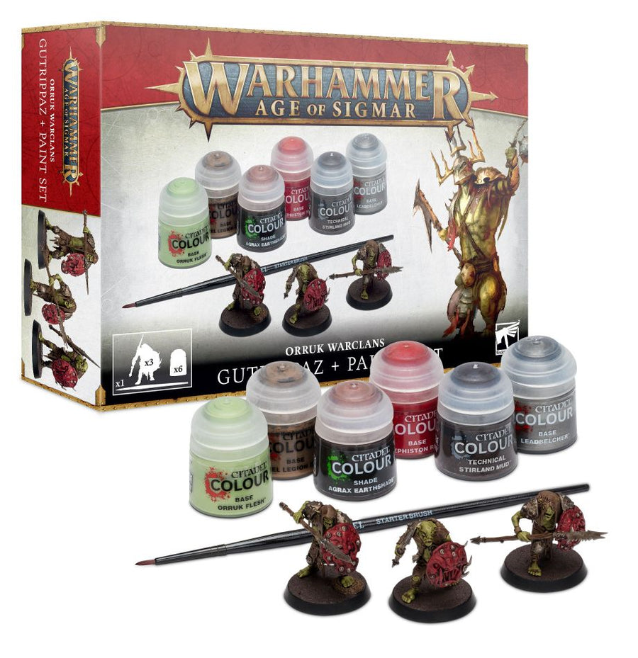 Age of Sigmar Orruks + Paint Set