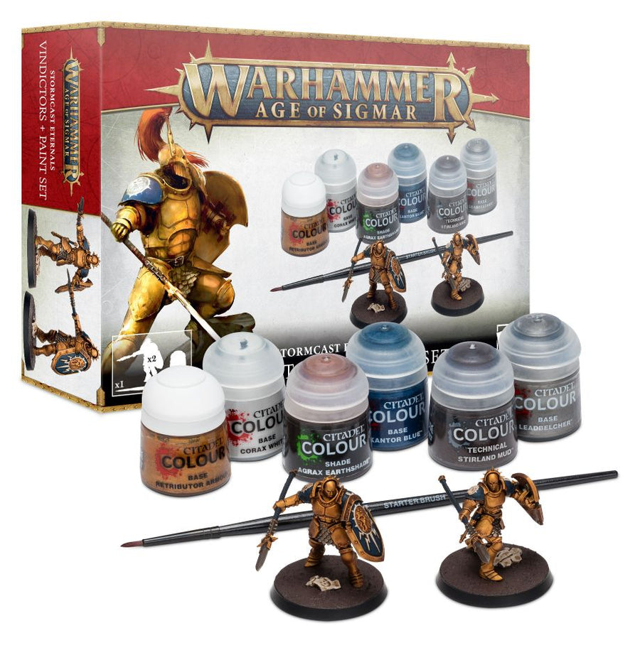 Age of Sigmar Stormcast Eternals + Paint Set