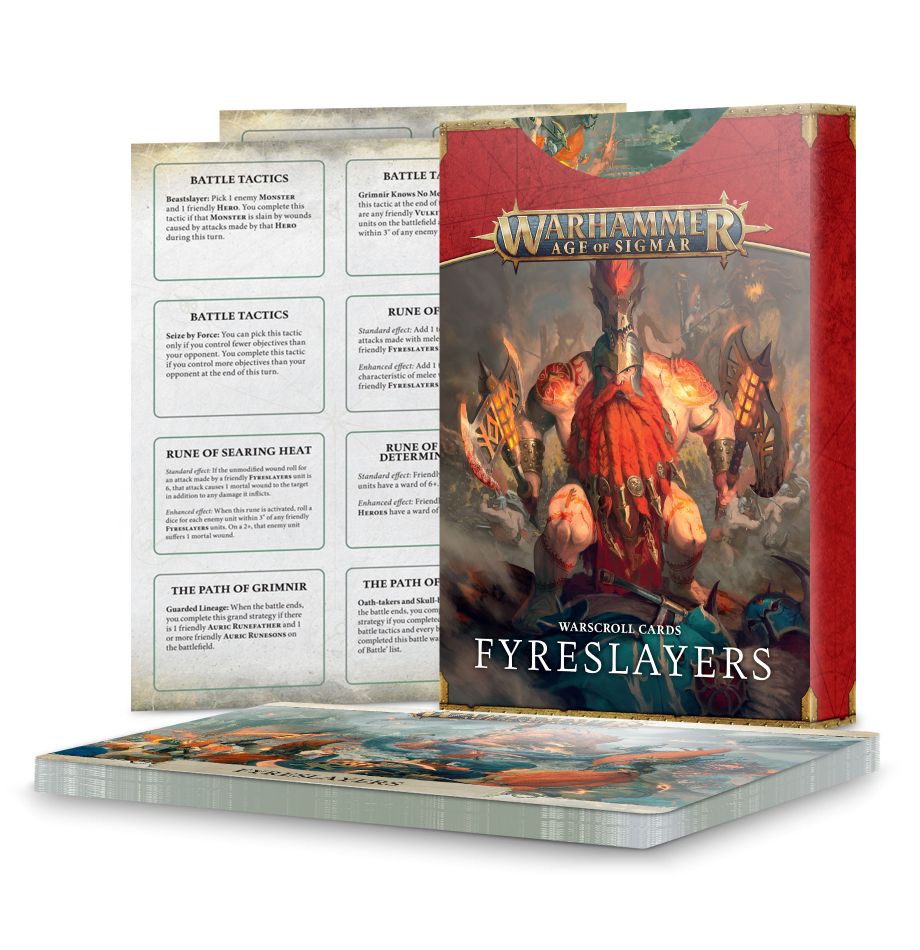 Warscroll Cards: Fyreslayers