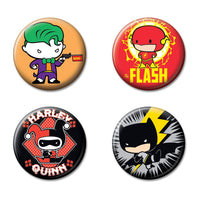 DC Chibi 4 Button Set 2