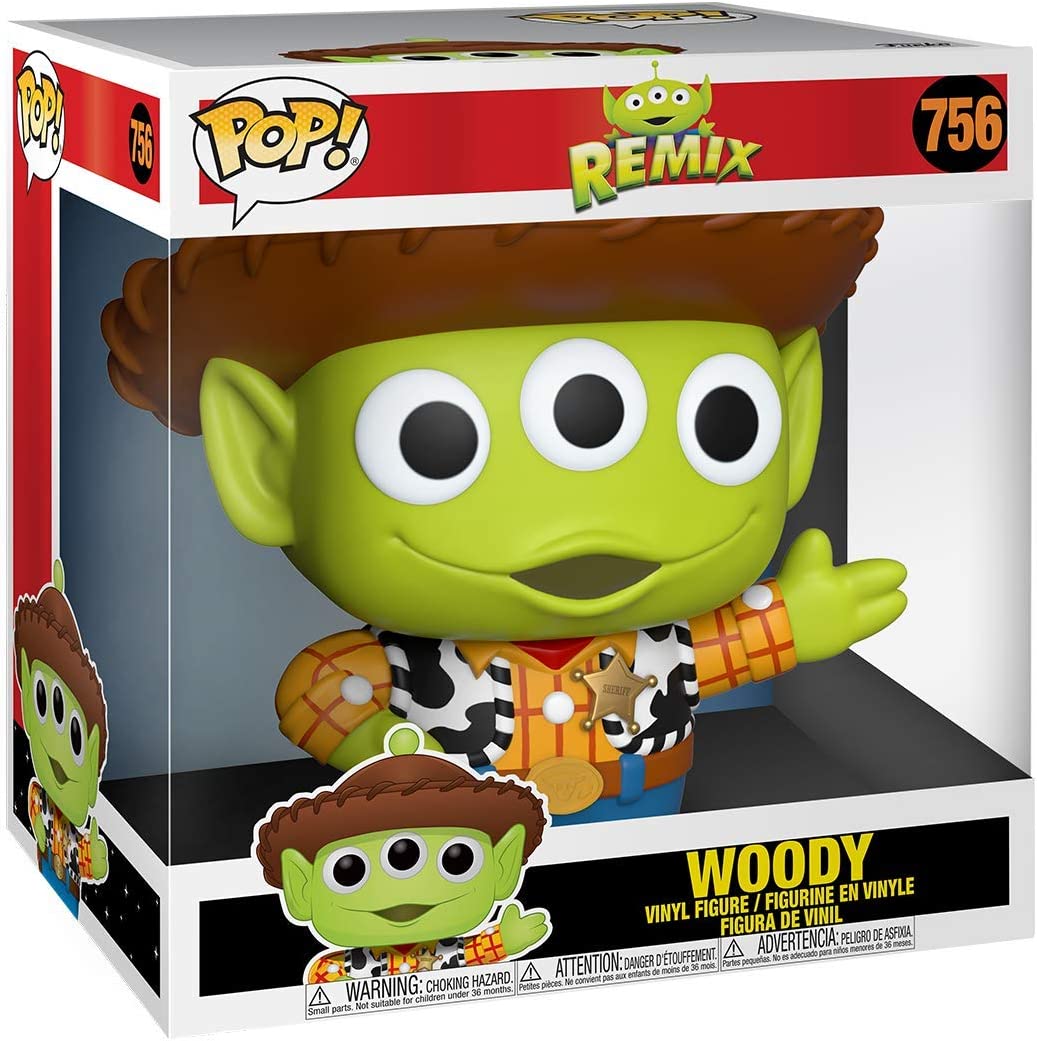 Funko Pop! Disney: Pixar Alien Remix - 10 Inch Alien as Woody Vinyl Figure