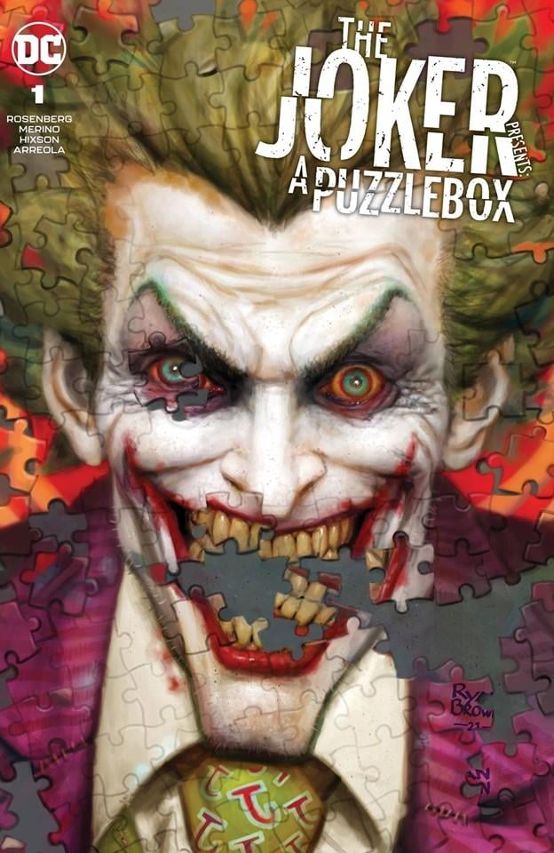 Joker Presents a Puzzlebox #1 Ryan Brown Cover A Trade Dress Variant