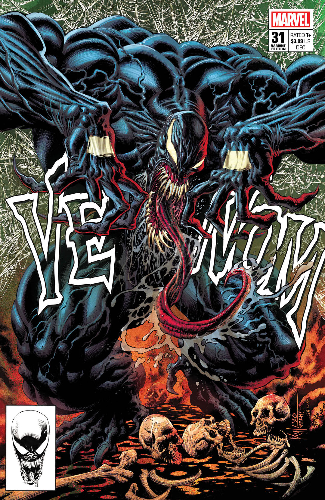 Venom #31 Kyle Hotz Cover A Trade Dress Variant